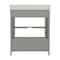 Flash Furniture Haven 30 Inch Bathroom Vanity w/Sink, Storage Cabinet w/Soft Close Doors and Bottom Drawer, Gray FS-BN-4-30-KD-GY-GG - alternate 4
